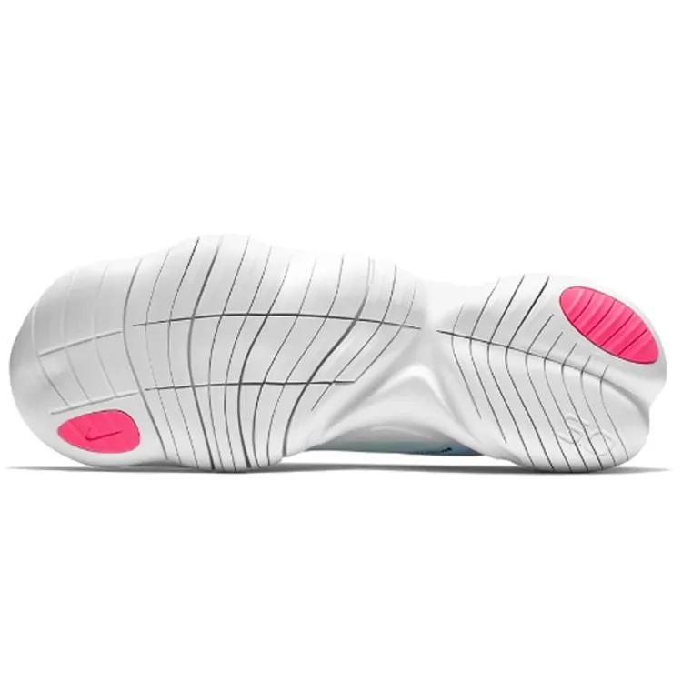 Nike Womens Free RN 5.0 'Half Blue' (women's sizes) White / Black-Half Blue Running Shoes AQ1316 101