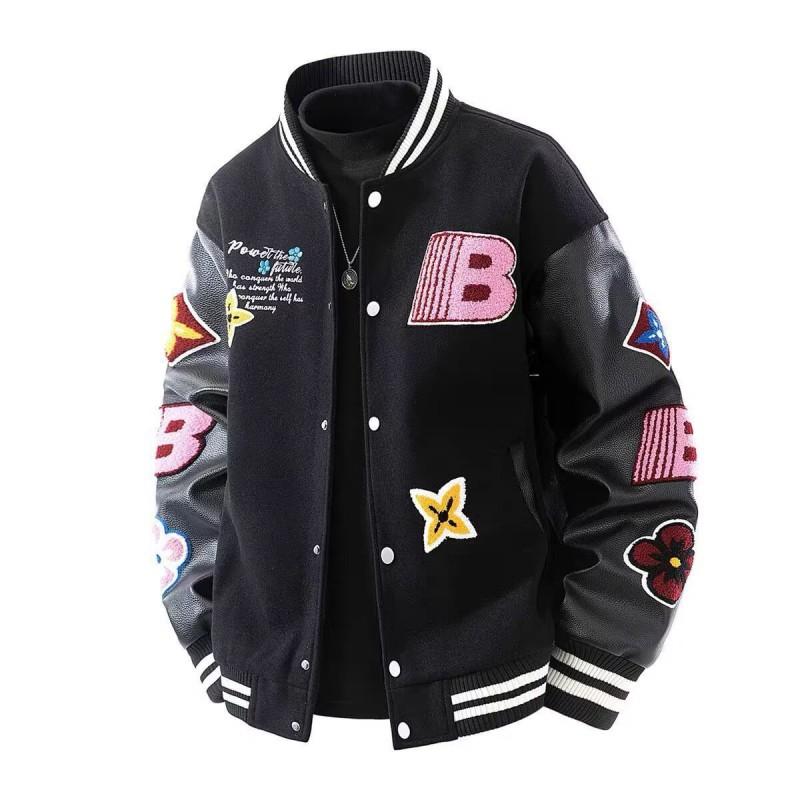 Unisex Vintage Baseball Jacket Streetwear Oversized