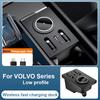 Magnetic Adsorption Wireless Charging Holder for Volvo XC60 XC90 S90 V90 V60 S60 Super Fast Charging Expansion Dock USB Type-C