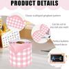Pink Poster Border Stickers DIY Waterproof Wavy Edge Paper Black Board Decorative Stickers