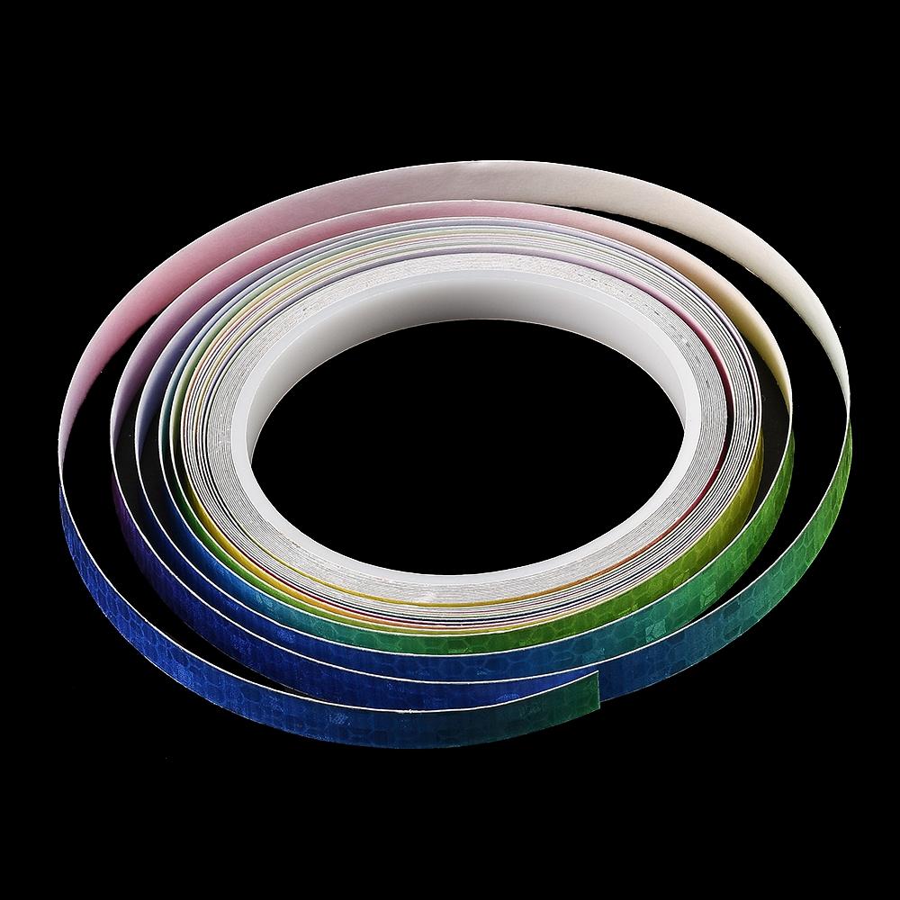 8Mx1cm PVC Night Reflective Taśma Naklejki Hi Vis Viz Bezpieczeństwo Samochód Motocykl Rower Jazda Na Rowerze Samoprzylepne Naklejki Ostrzegawcze Bezpieczeństwa