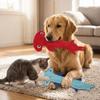 Bite Tough Hammerhead Shark Toy Soft Plush Squeaky Pet Toy Safe Dog Chew Toy Calming Effect