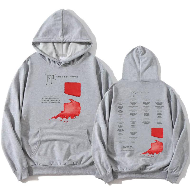 Joji Solaris Tour 2026 Hanorace Fleece Hanorace cu Mânecă Lungă Design Artist de Modă Merch Grafic Haine Femeie