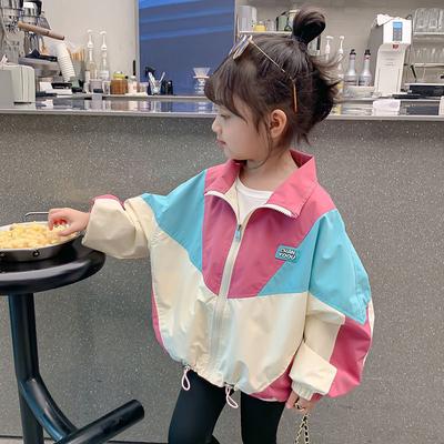 Vestes Printemps Filles Mode Mince Manteaux Automne Enfants Vêtements Grands Enfants Décontracté Fermeture Éclair Vêtements D'extérieur