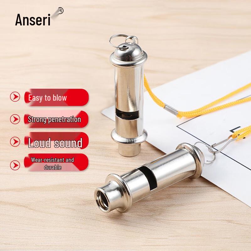 Ansell High-Frequency Coreless Metal Whistle