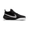 Nike Team Hustle D 10 Slip Resistant Cushioning Abrasion Resistant Low top Children's Basketball Shoes Black White CW6736-004