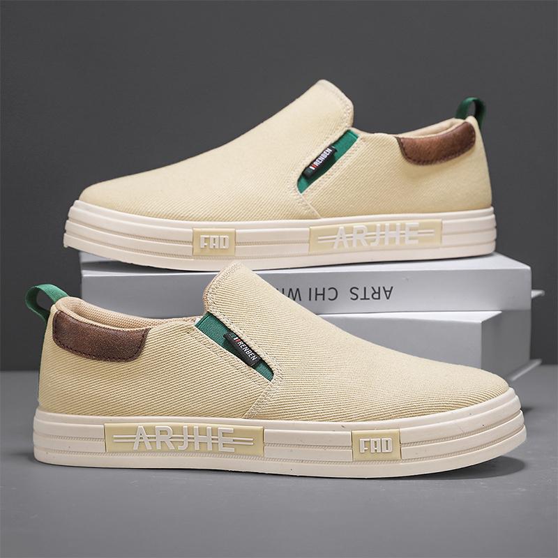 New Lightweight Men's Canvas Shoes Comfortable Low-cut Vulcanized Shoes Men Espadrille Non-slip Casual Shoes Men Flats