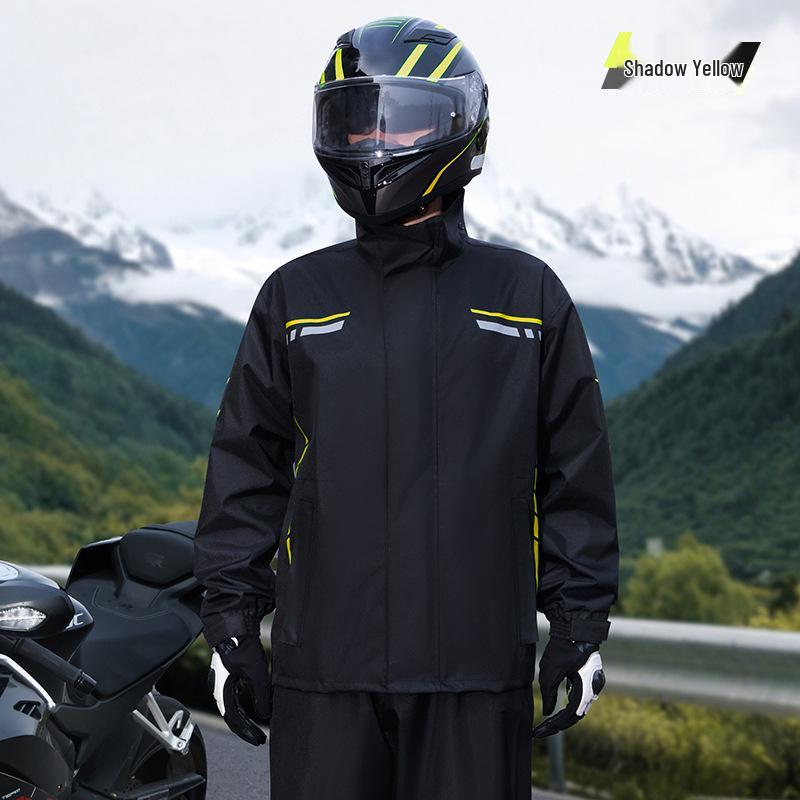 Unisex Raincoat Set: Split Design, Full Coverage, Heavy Rain Protection for Electric Motorcycle Riders