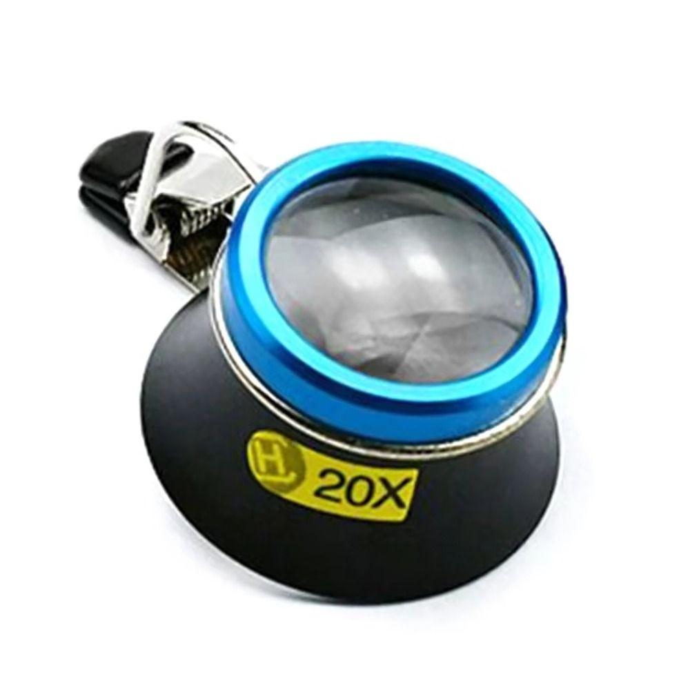 1Pcs Clip-On Eyeglass Magnifier Eye Loupe Portable Eyepiece  Watchmakers Repair Tool
