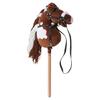 Accessori realistici con testa di animale per costumi Design di Cavallo su Manico di Legno Giocattolo Cavallo a Dondolo Perfetto per Temi di Festa