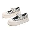 Strictly selected new Chinese board shoes women's national style embroidery summer explosion shallow mouth flat bottom Mary Jane single shoes versat