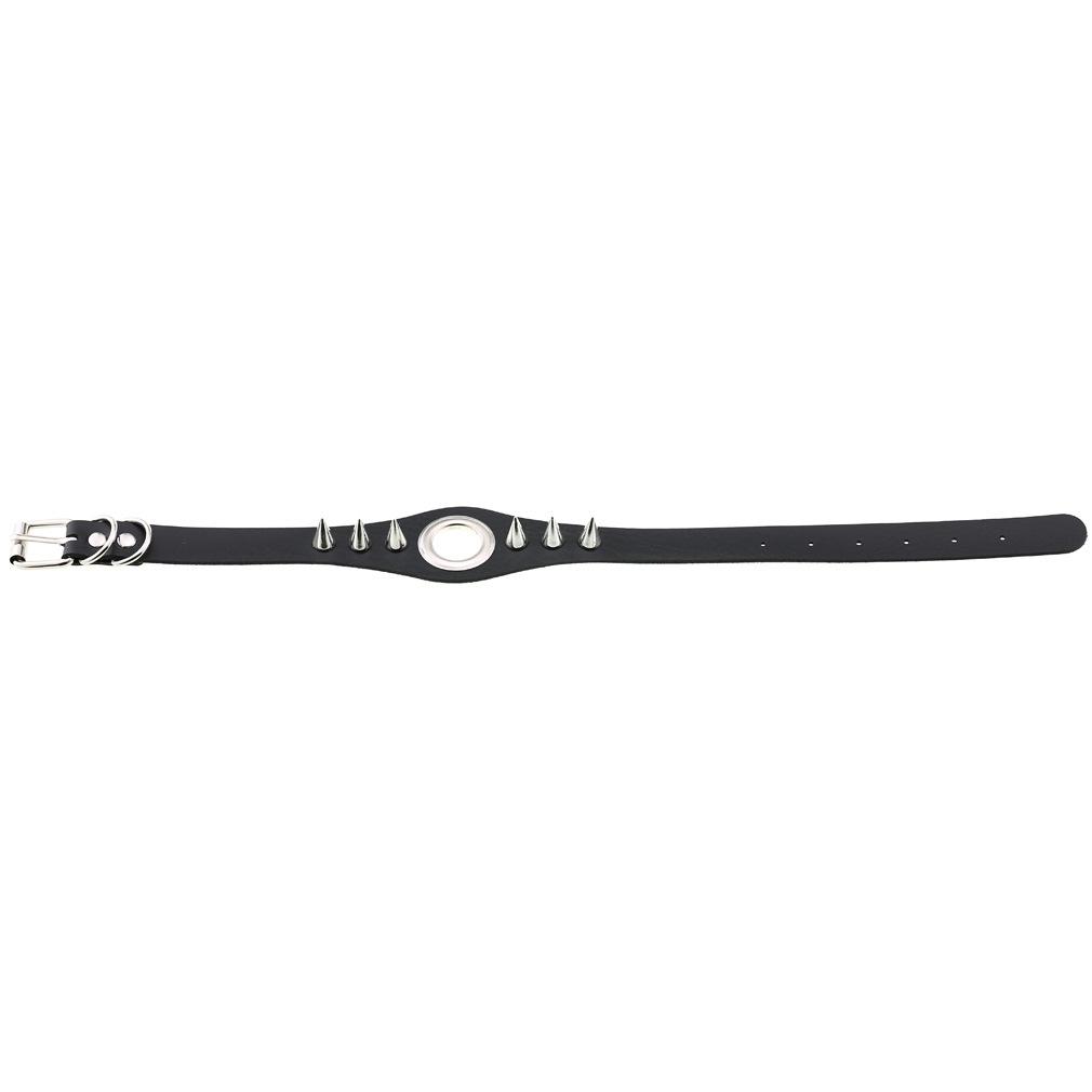 Black Spiky Choker Collar For Girls  Emo  Punk Goth Necklace Neck Strap Cosplay Chocker Gothic Accessories