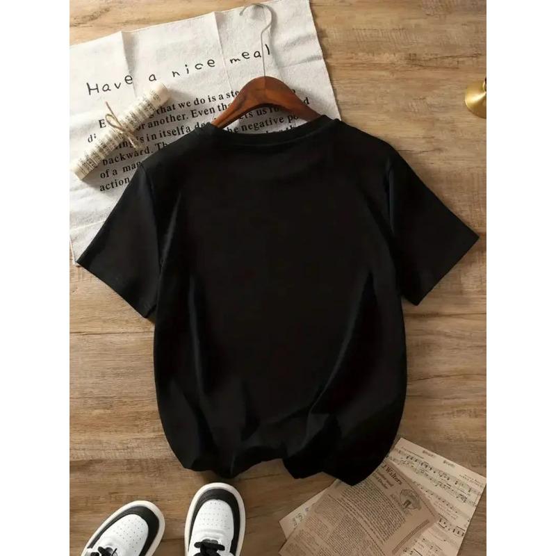Damen-T-Shirt in europäischer Größe, mit der starken Ankunft des Tages der Toten, feuchtigkeits- und schweißabsorbierend, bedruckt mit roten Rosen und Totenkopf-Prints