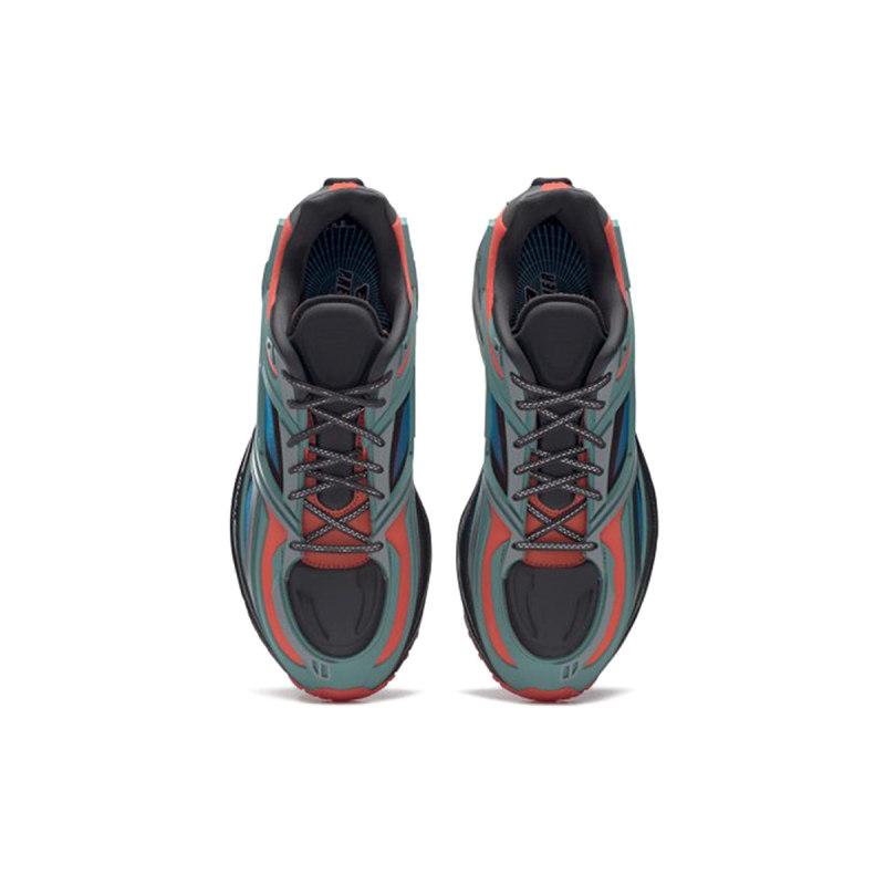 Reebok Unisex Premier Road Modern Running Shoes Grey/Green/Orange Sneakers FZ1690