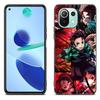 Anime Demon Slayer tanjiro Case For Xiaomi Mi 11 Lite NE 11i 10T 11T Pro A2 A3 Lite POCO F3 M3 M4 C31 X3 Pro NFC GT Black Cover
