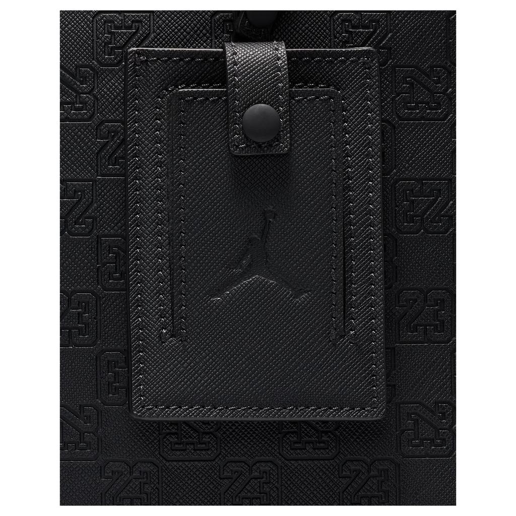 New Jordan Monogram Polyurethane Tote Bag, Shopping Bag, Handbag, Shoulder Bag Unisex Black HV2860-045