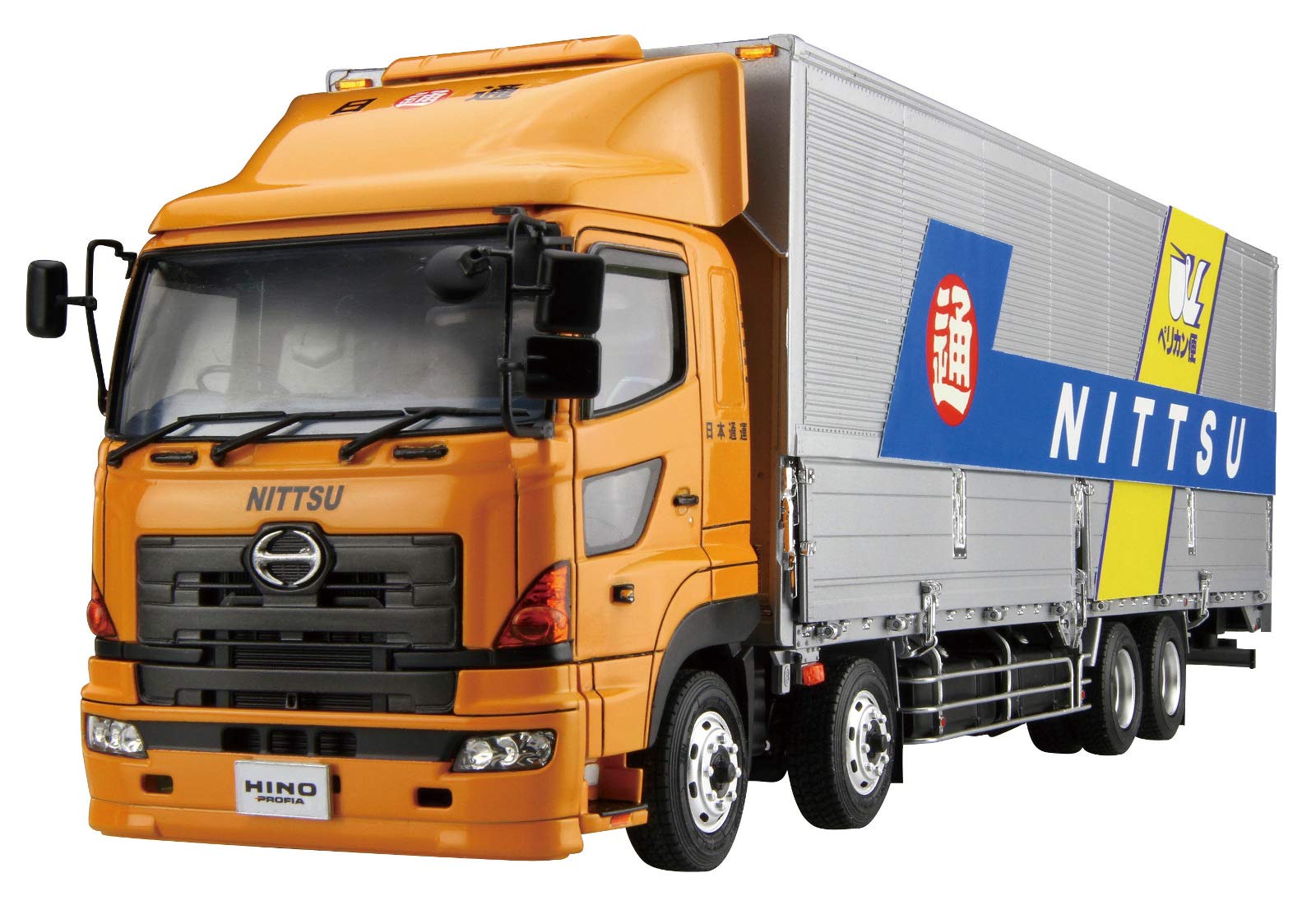 

Aoshima Bunka Kyozai Heavy Freight Series 10 Hino Profia FW Nippon Express Pelican Delivery Plastic Model 1/32 No.