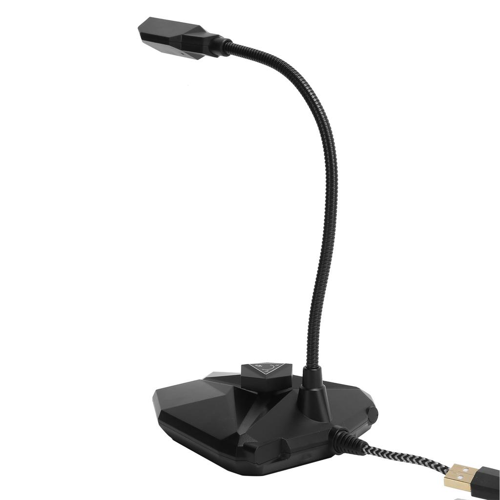 G35 Wired Computer Microphone Capacitor with RGB Indicator Live Chat Mic for Win1087VistaBlack
