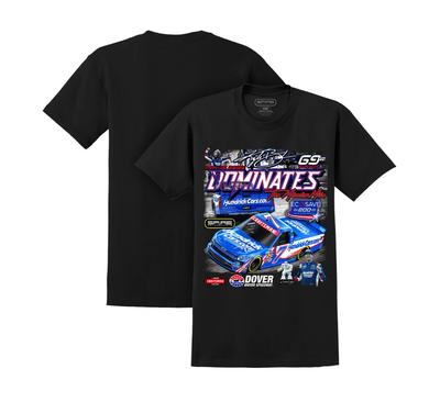 Tričko Kyle Busch #7 NASCAR 2026 Dover Vítězství v závodě Spire Truck Series Závodní tričko