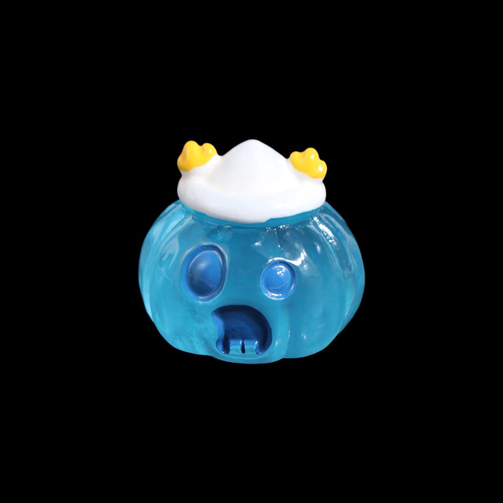 8pcs Resin Craft Pumpkin Ghost Miniatures Micro Landscape Little Statue  Garden Ornament