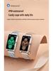ZX19 Women's Smartwatch - Heart Rate, Blood Pressure, Menstrual Cycle Alerts, Changeable Dial, Touch Screen.