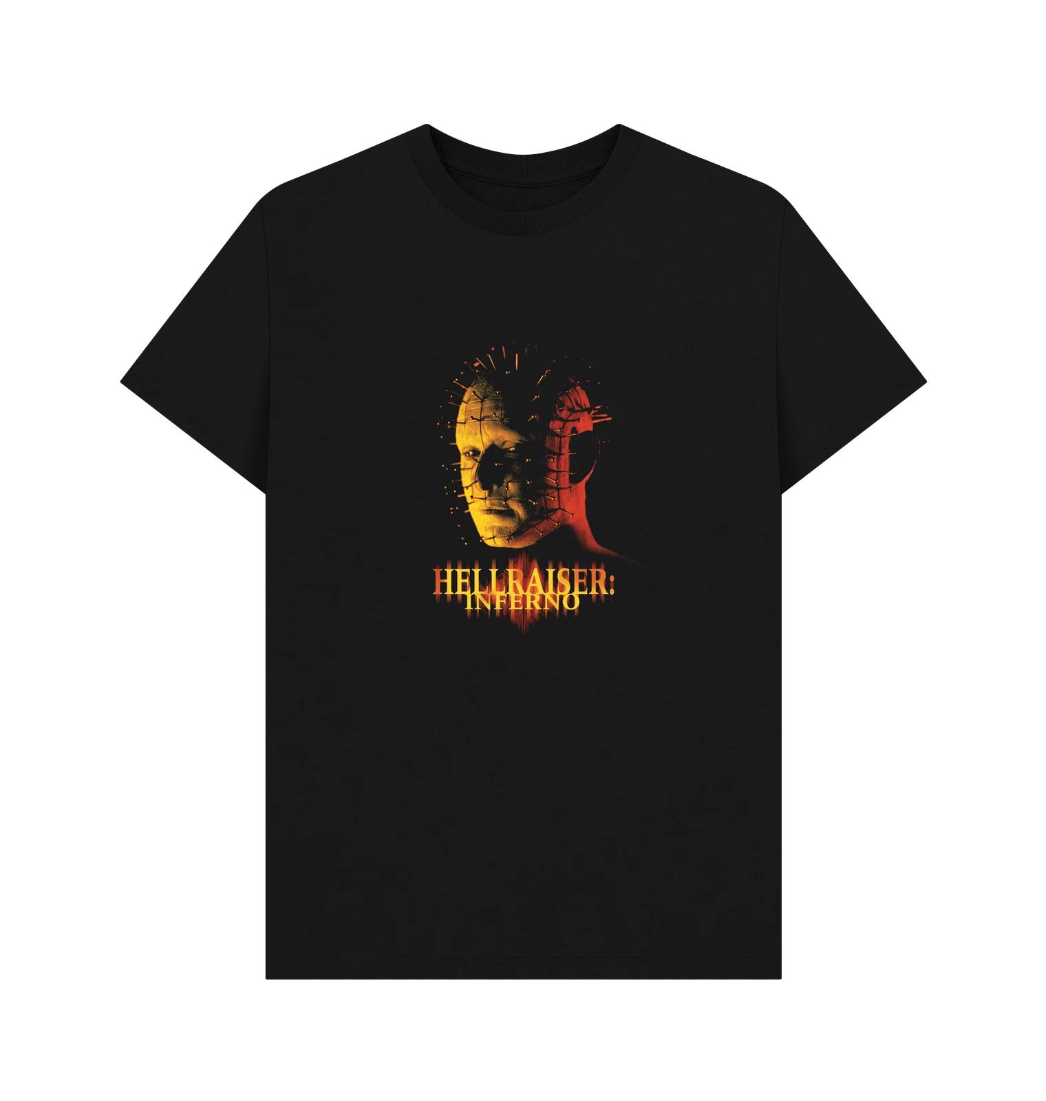 PREMIUM OFFICIAL Hellraiser Hellraiser Black Inferno Portrait T-Shirt 2XL