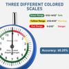 Tire Tread Depth Gauge Dial Type Tire Tread Depth Gauge Professional For Motorcycle Car Truck & Bus Easy Reading Dial