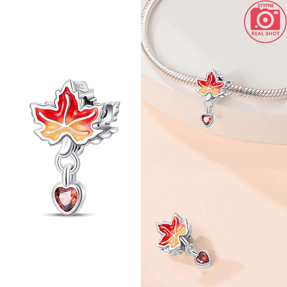 Autumn Harvest Series Squirrel Maple Leaf Pumpkin Copper Charms Pendants Fitoriginal Bracelets Diy Jewelry