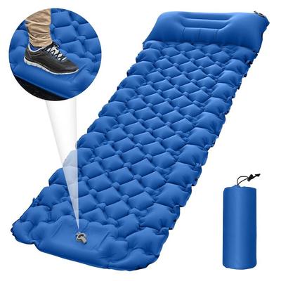 Ultralight Single Sleeping Pad Portable Outdoor Camping Mat Inflatable Air Mattress Hiking Trekking Picnic Sleeping Mat