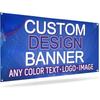 1p Custom Polyester Banner for Indoor & Outdoor Use - Banner with 4 Grommets, Many Sizes, Perfect for Home Decor