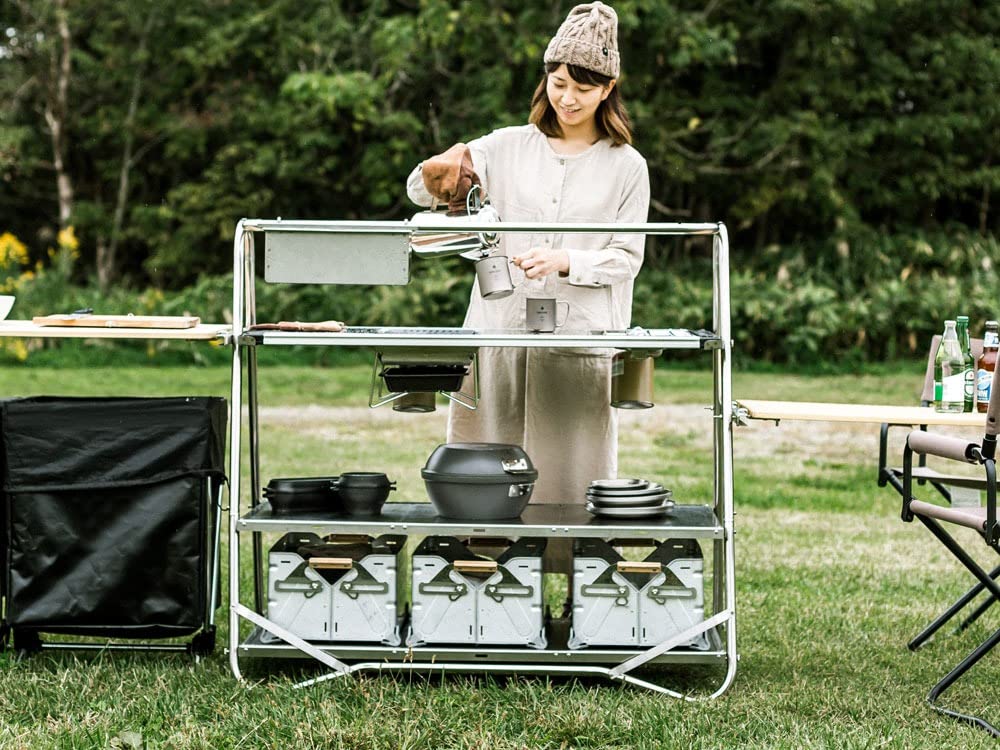 Snow Peak Stainless Steel Kitchen Table LV-310