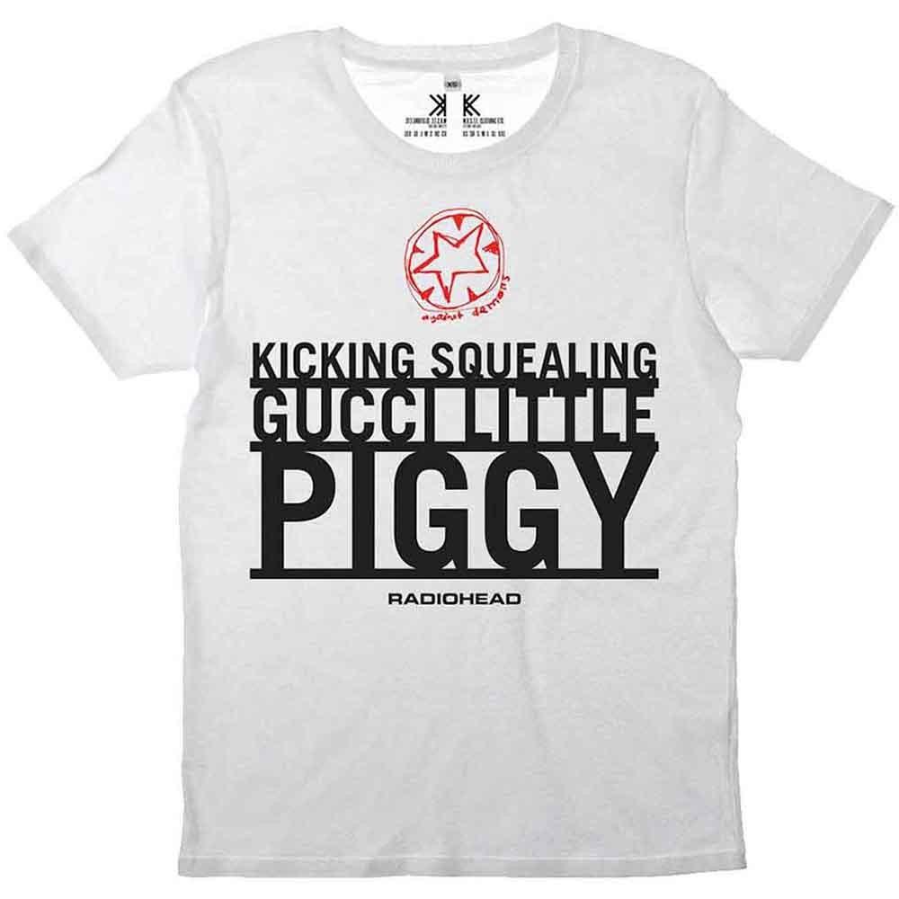 New Radiohead Piggy Band Logo T Shirt S