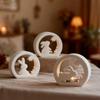 Hollow Candle Holder Gypsum Silicone Mold, A Gift For Friends