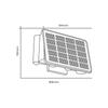 ALF 50LM 6000K SOLAR WALL LAMP