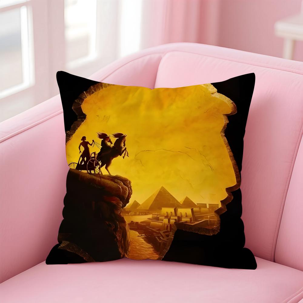 Epic Spiritual Fashion TThe Prince Of EgyptS Cushion Cover Pillowcase Short Plush Invisible Zipper Room Sofa Cushion Cover