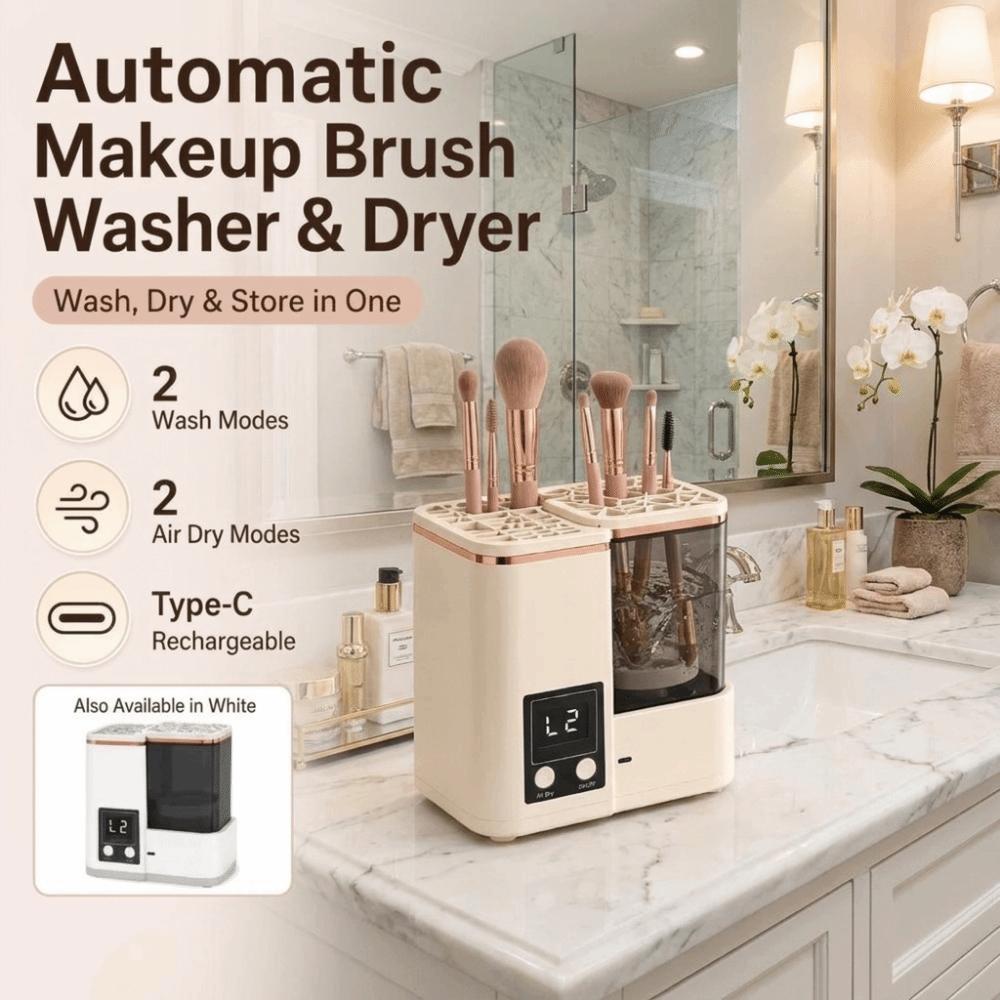 Portable Makeup Brush Cleaning Machine Electric Makeup Brush Dryer  Beauty Brushes