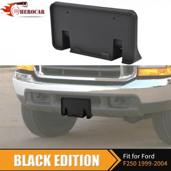 Front Bumper License Plate Frame Bracket For 1999-2004 Ford F250 F350 F450 F550