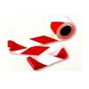 RED/WHITE MARKING TAPE 100mmx200m GAUGE 400