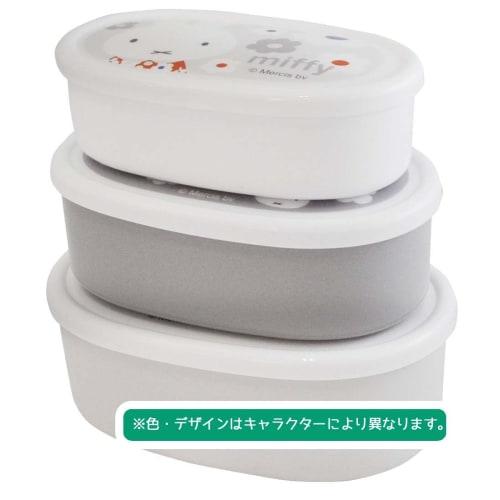 Skater Lunch Box Seal Container Storage Container Made in Japan (Large 400ml Medium 280ml Small 180ml) Set of 3 Ag+ Antibacterial Miffy Miffy 23 SRS3S