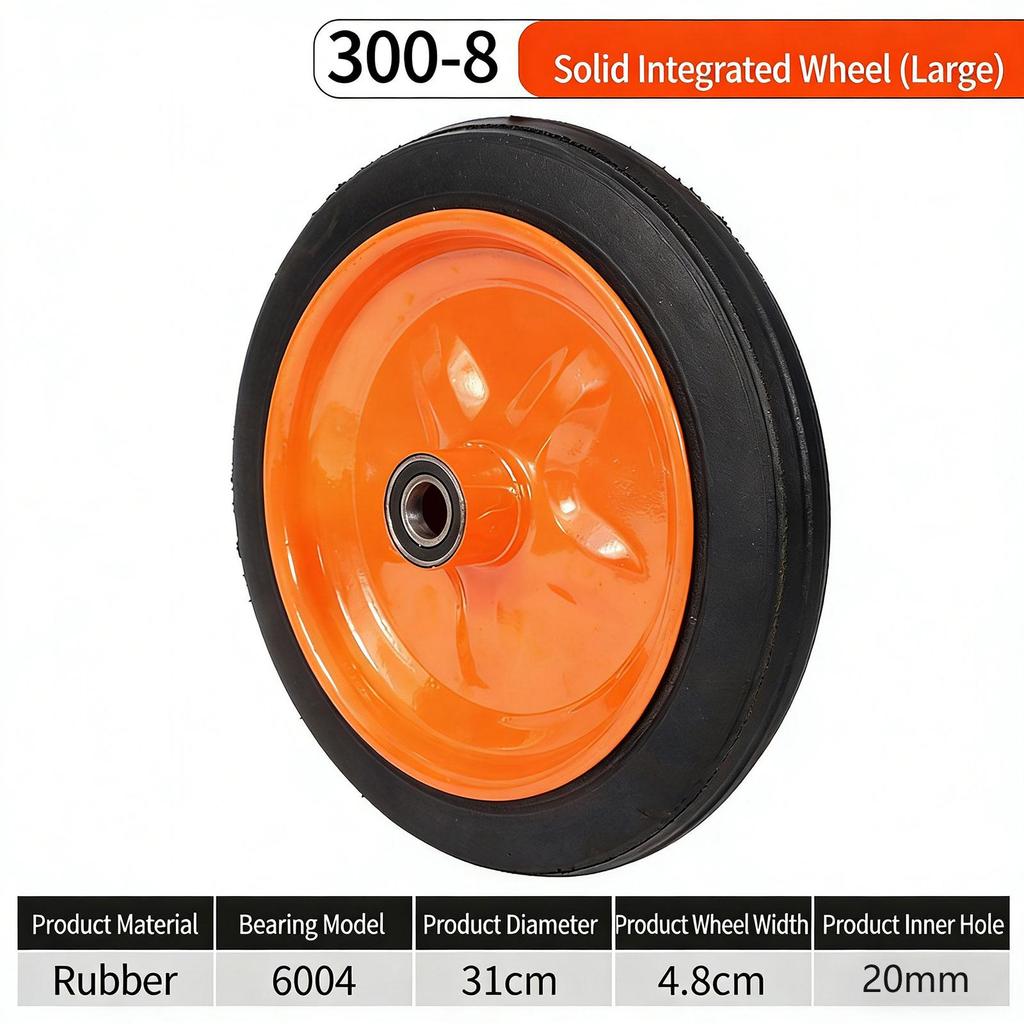 Grill Wheel, Solid Rubber Tire Wheel for Air Compressor