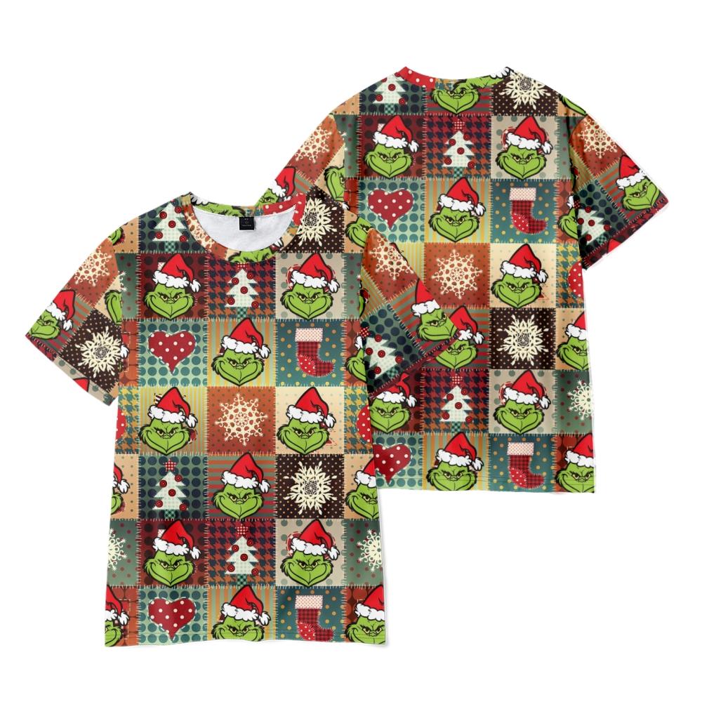 

Футболка с изображением Гринча в стиле хип-хоп, для мужчин и женщин, топ с принтом аниме, футболки в стиле Харадзюку, модная летняя футболка