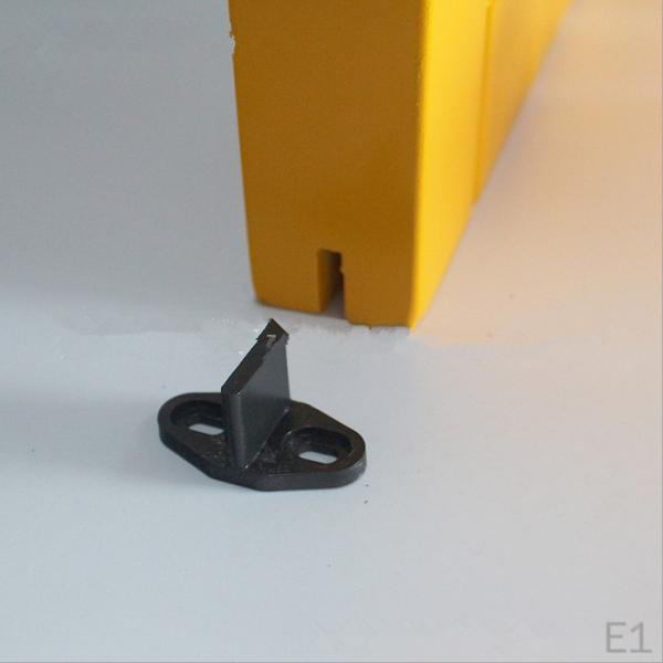 Door Bottom Floor Guide Clip For Sliding Barn Hardware With Screws