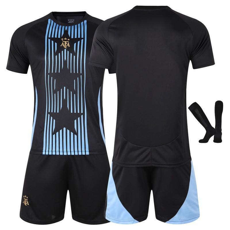 2425 Maglia da Calcio Argentina N.. 10 Messi 11 Di Maria Coppa America Set Maglia da Allenamento