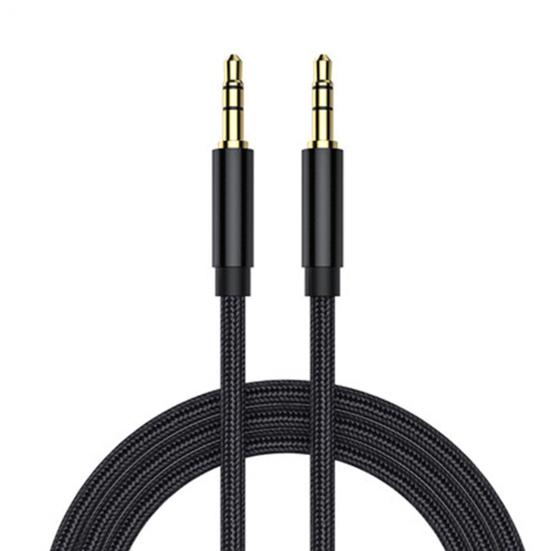 Audio Cable 3.5mm AUX Aluminum Alloy Male to Male Auxiliary Cord for PC