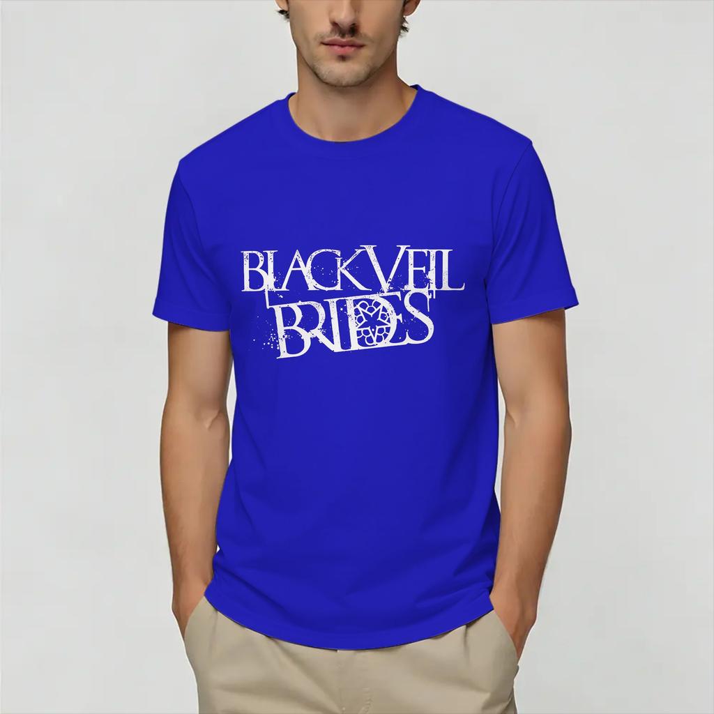 Black Veil Brides Tshirt For Unisex Novelty Cotton Tees O Neck Short Sleeve T Shirt Big Size Clothes
