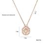 Double Layer Four-Leaf Clover Titanium Steel Necklace: Japanese & Korean Women's Heart Clavicle Chain