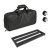 Medium Size Guitar Effect Pedal Board Aluminum Alloy Pedalboard 19.7*7.5 Inch with Carrying Bag