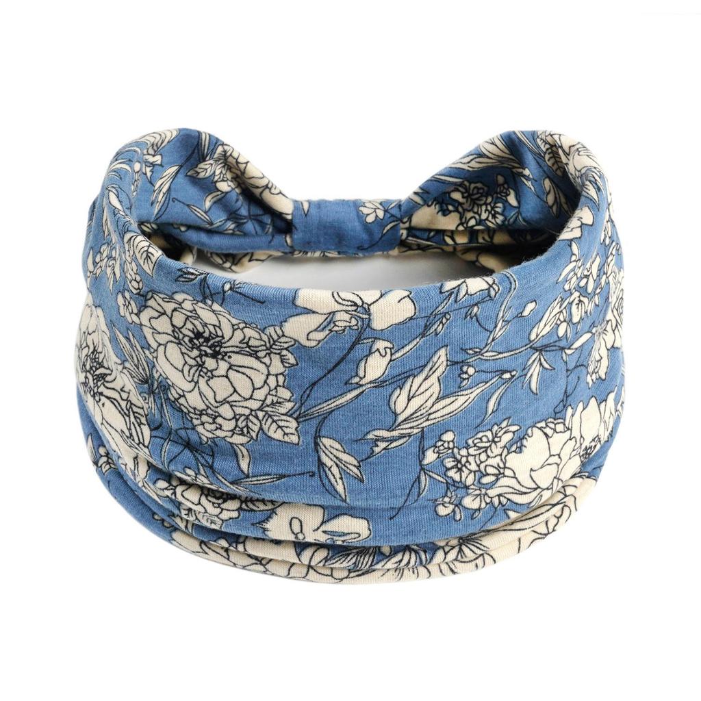 1pcs Unisex Headband Bohemian Wide Cotton Stretch Headbands Women Headwrap Turban Yoga Headband Sports Workout Hair Accessories