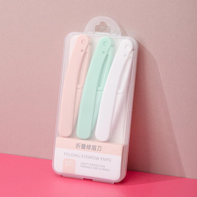 Professional Safe Foldable Eyebrow Razor for Women – Precision Trimmer Scratch-Resistant Beginner-Friendly Replaceable Blades