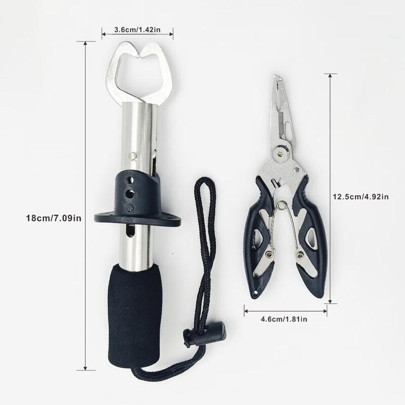 Brangdy Stainless Steel Bent-Nose Fishing Pliers